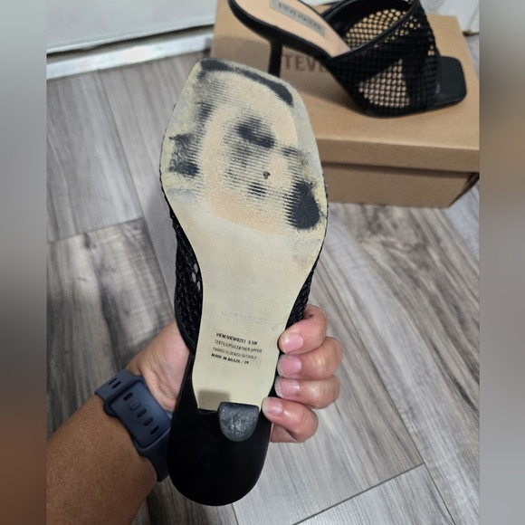 Steve Madden Women's View Mesh Slide Sandals Sz 9.5 In Box - Picture 6 of 12